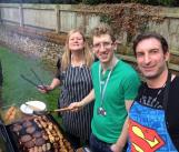 IPRS Charity Bake off 2015 Staff BBQ chefs